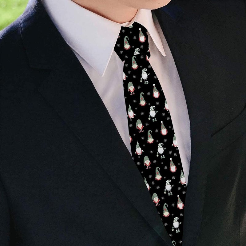 ARESD Men's Tie Funny Neckties Halloween Novelty Ties Formal Party Business Neckties - Image 4